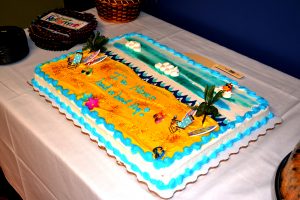 Gary Golden's retirement cake