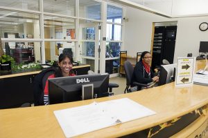 The Dana Media Services department is transitioning from its location on the fourth to better concentrate on how today’s students access physical and online media. Photograph by Ed Berger.