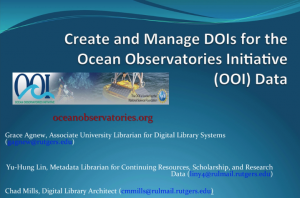An Ocean of Data presentation image