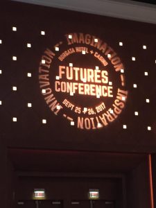 Futures Conference logo on wall image