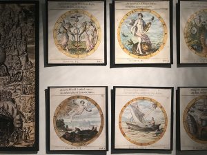 A glimpse at the Milton to Milton exhibit on display at Alexander Library through February 28.