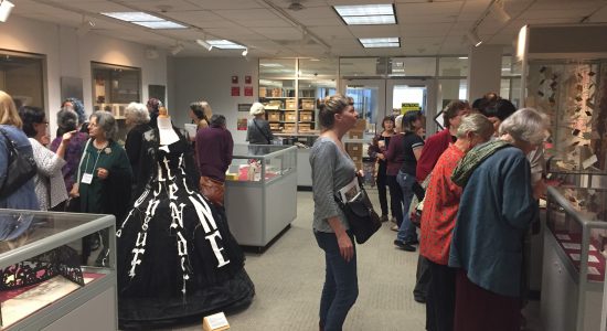 The Book Arts exhibit was a huge hit! Credit: Michael Joseph.