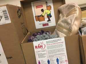 Donations began to pile up for our Rutgers Against Hunger campaign....