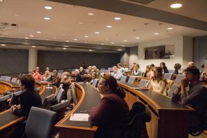 A nice crowd was on hand to learn about the project's public launch.
