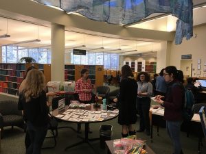 button making event at Chang Library