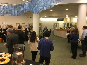 reception at Chang Library