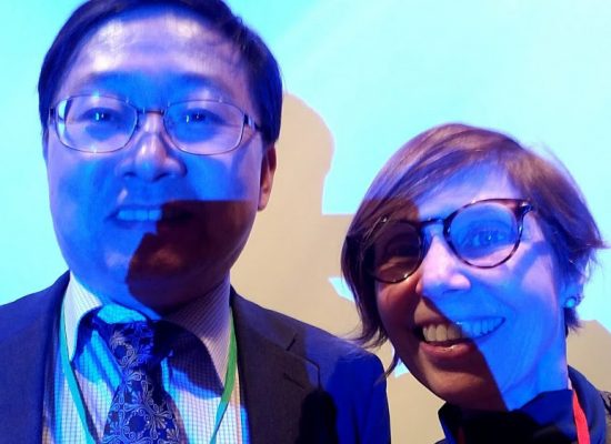 Photo of Vibiana Cvetkovich and Jaehwan Han.