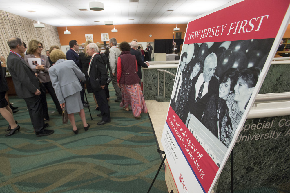 Update from the Lautenberg Papers exhibit opening