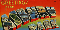 Greetings from Asbury Park postcard