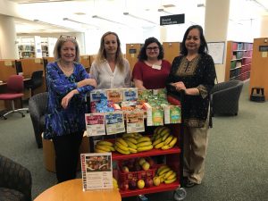 snack cart at library