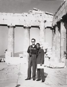 men at acropolis