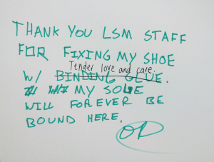 thank you note