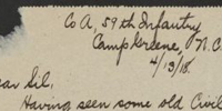 Photo of War letter