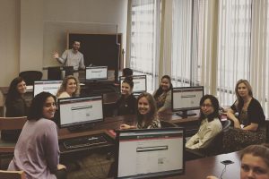 Middlesex students at RWJ
