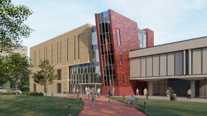 3D render of building