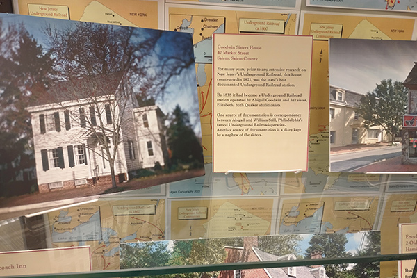 Underground Railroad Sites at Greater Philadelphia exhibit at Robeson Library