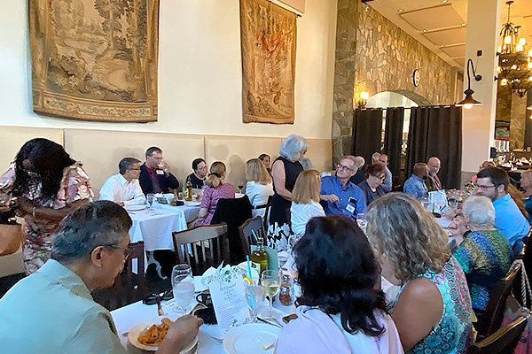 Judy Cohn's retirement party at Calandra's il Vecchio Cafe in Caldwell, NJ, on August 26, 2022.