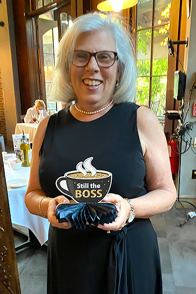 Judy Cohn's retirement party at Calandra's il Vecchio Cafe in Caldwell, NJ, on August 26, 2022.