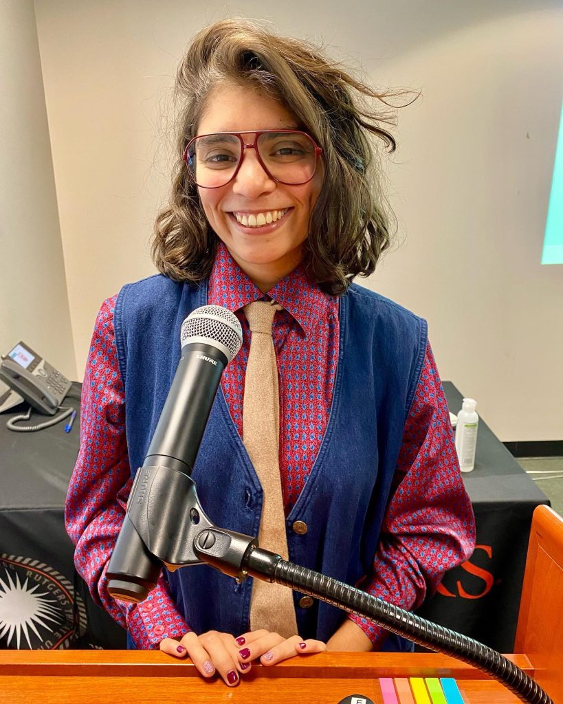 Featured artist and historian Javiera Barrientos.