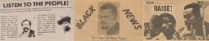 Newark Black Newspapers Collection banner.