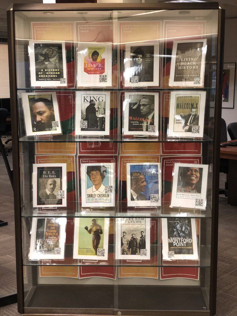 Black History Month Display at Robeson 2 - Credit CURE