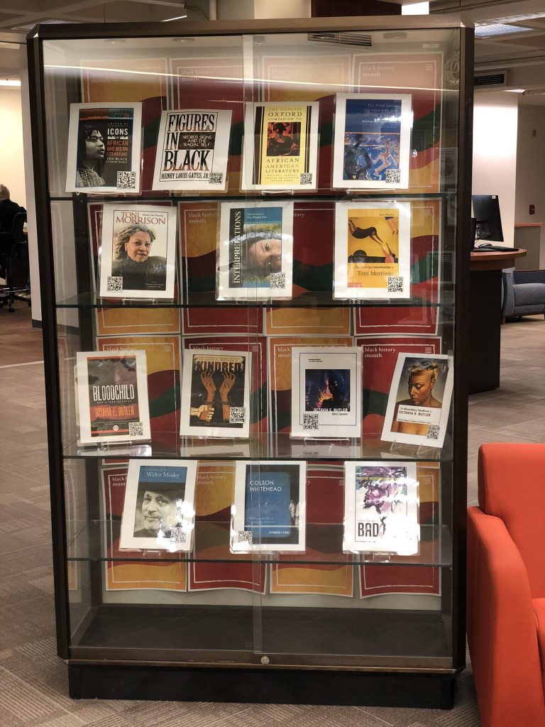 Black History Month Display at Robeson 3 - Credit CURE