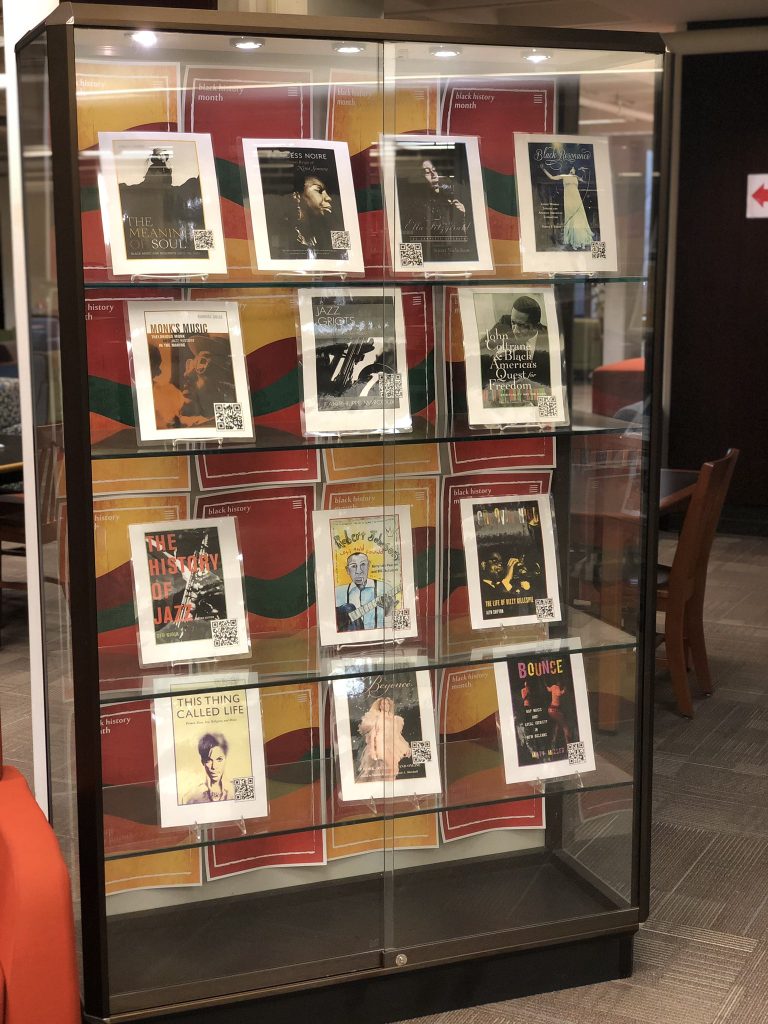 Black History Month Display at Robeson 4 - Credit CURE