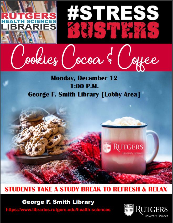 HSL Cookies Coffee and Cocoa Stressbuster - Graphic - December 12, 2022