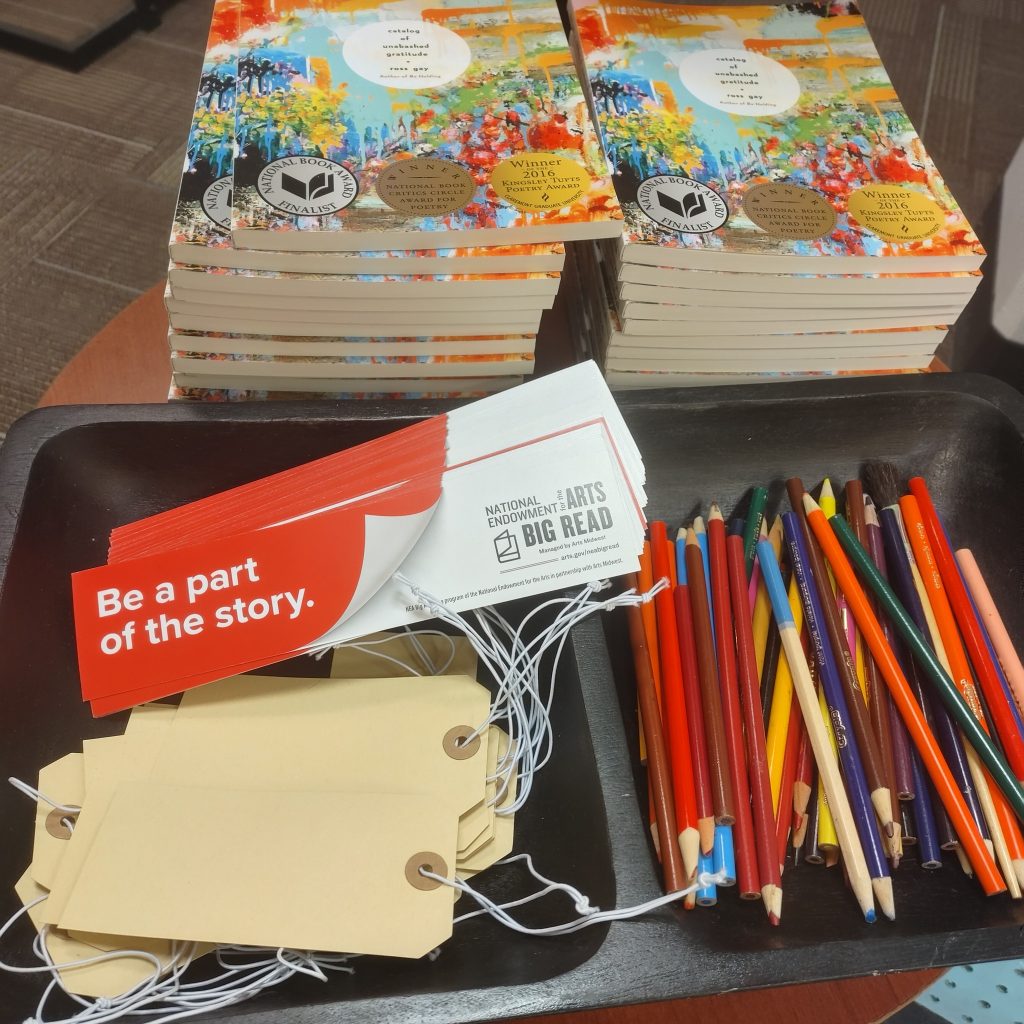 Robeson Library's NEA Big Read/Catalog of Unabashed Gratitude event.