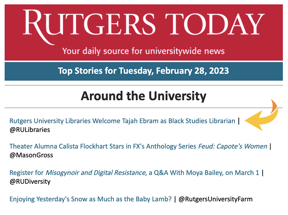 Rutgers Today - 022823 - Tajah Ebram