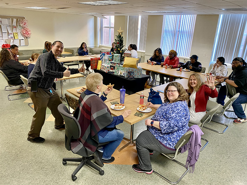 Shipping, logistics, and IT departments holiday party.