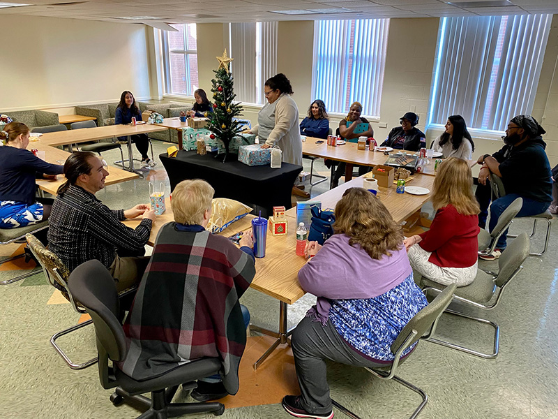 Shipping, logistics, and IT departments holiday party.