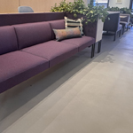 Close-up of lounge seating
