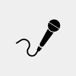 simple illustration of a microphone