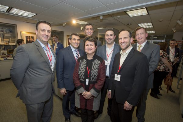 Members of the ADP group at the Senator Frank Lautenberg Papers exhibit