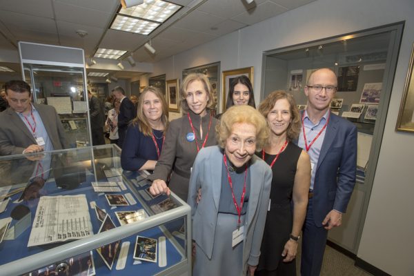The Lautenberg family at the Senator Frank Lautenberg Papers exhibit