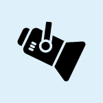 simple illustration of a stage spotlight